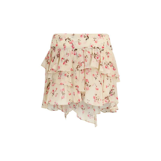 Isabel Marant Étoile Beige Viscose Mini Skirt