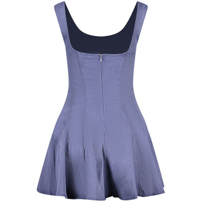Desigual Blue Cotton Women Dress