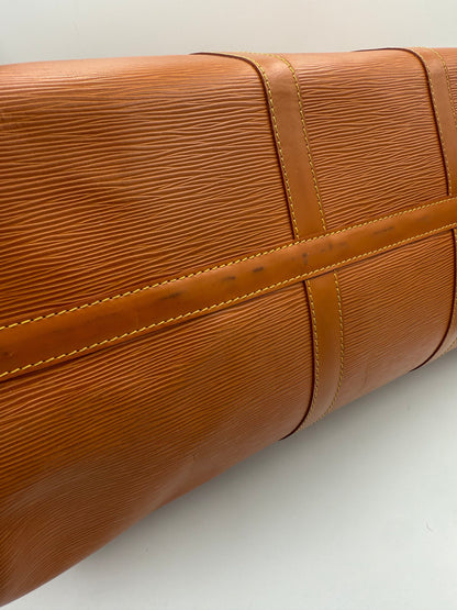 Louis Vuitton LOUIS VUITTON KEEPALL 50 in Brown EPI Leather Handbag
