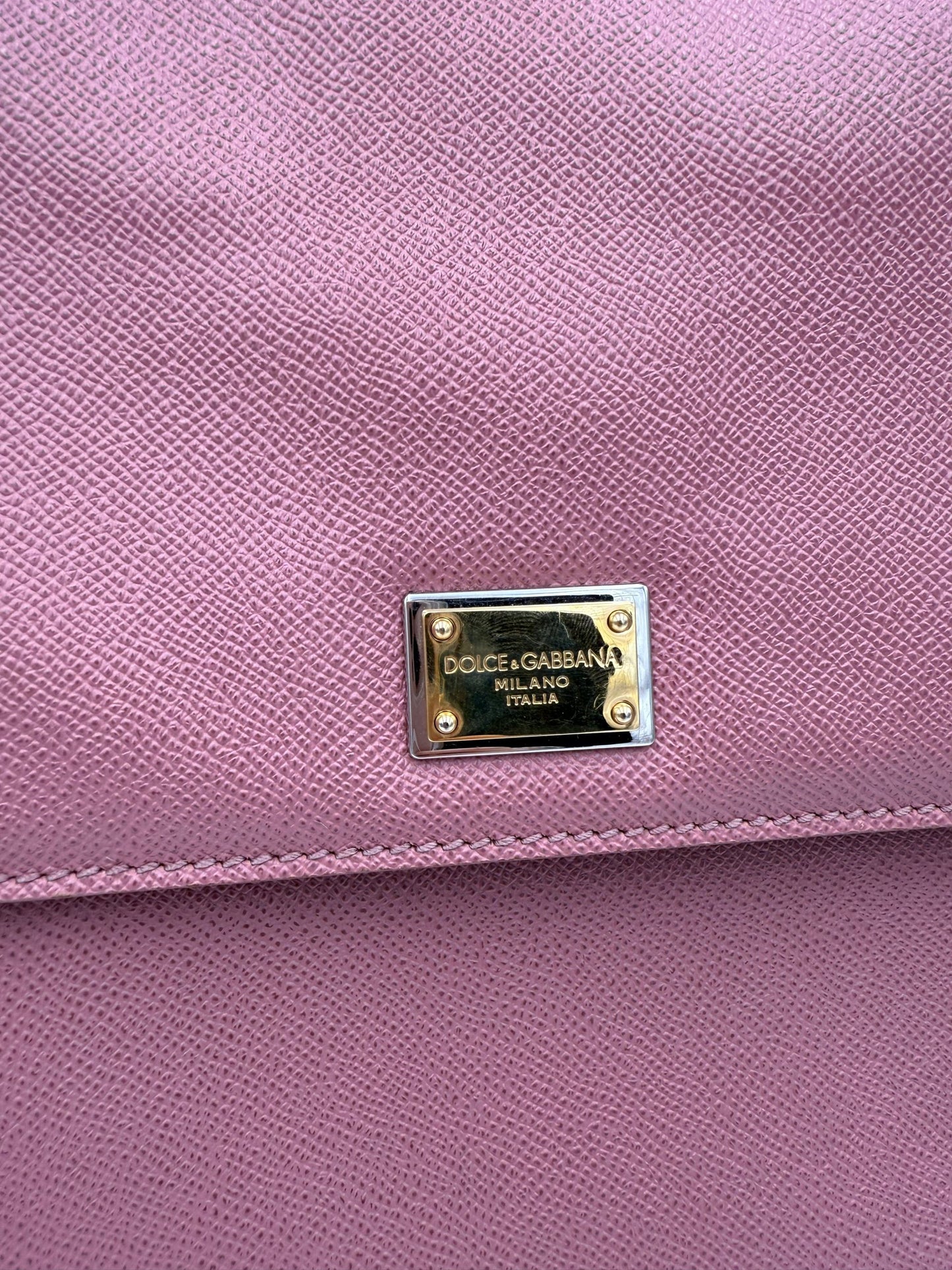 Dolce & Gabbana DOLCE & GABBANA SICILY Pink Large Handbag