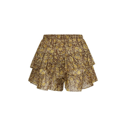 Marant Etoile Bicolor Cotton Bermuda Shorts
