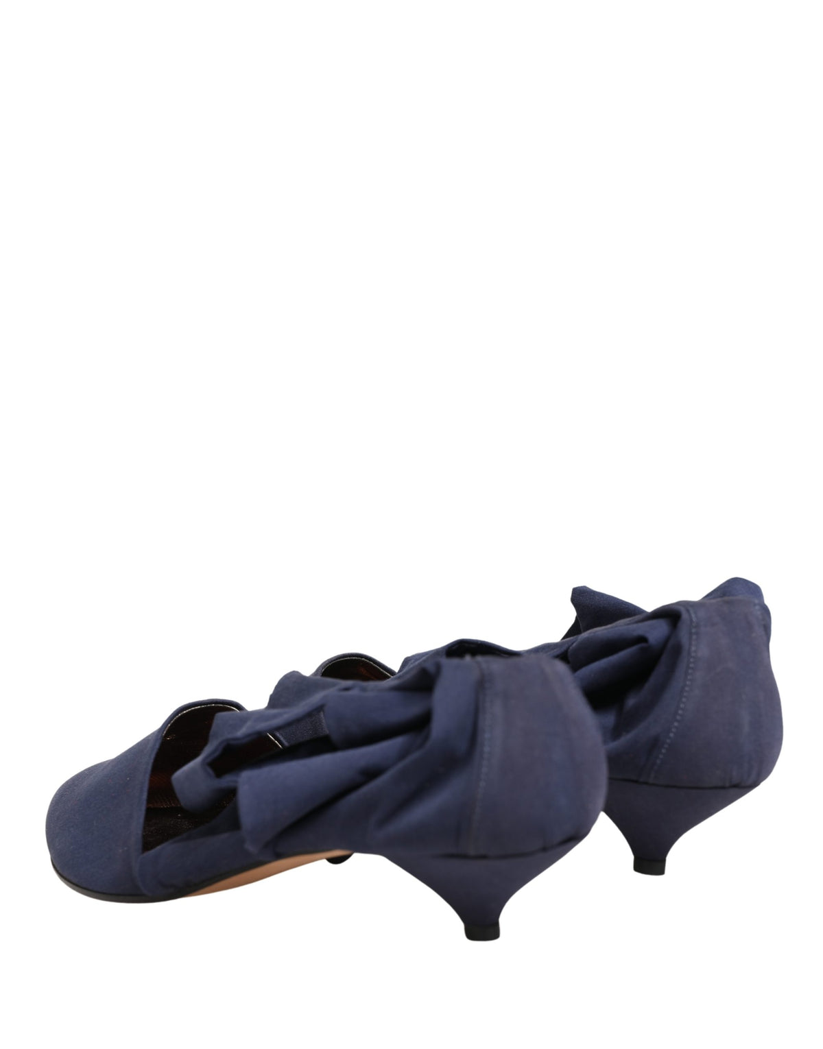 Dolce & Gabbana Blaue Baumwoll-Stiefeletten Schuhe