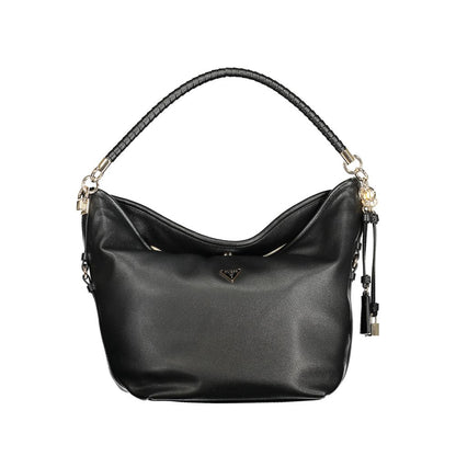 Guess Jeans Nero Polyurethane Women Shoulder Bag