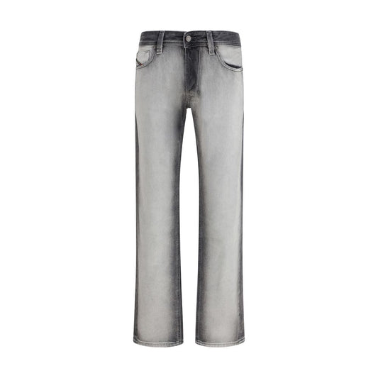 Diesel Gray Cotton Bootcut Jeans
