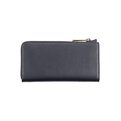Tommy Hilfiger Blue Polyurethane Women Wallet