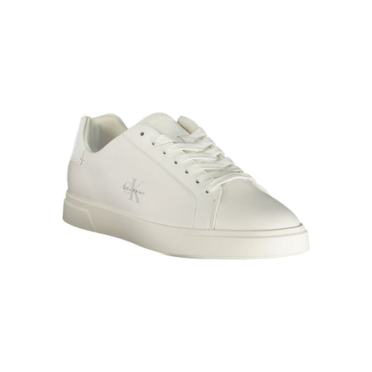 Calvin Klein White Polyurethane Women Sneaker