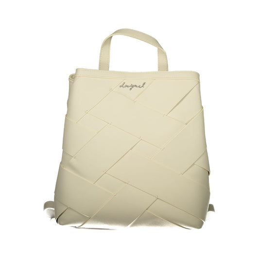 Desigual White Polyethylene Backpack