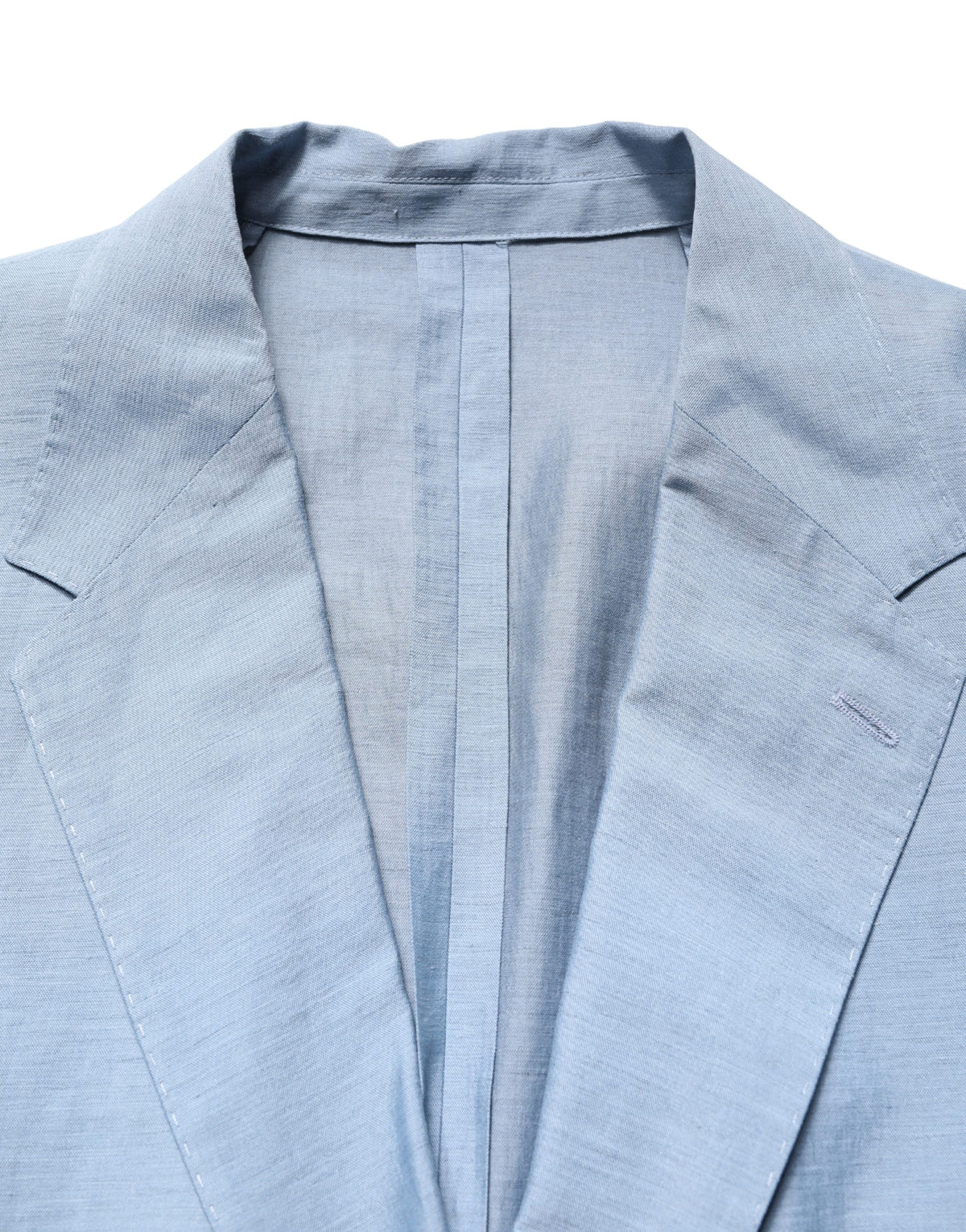 Dolce & Gabbana Light Blue Einreihiger Herren Sakko Blazer