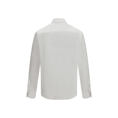 Valentino White Cotton Dress Shirt