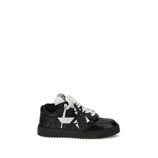 Off-White Multicolor Calf Leather Bos Taurus Athletic Sneakers