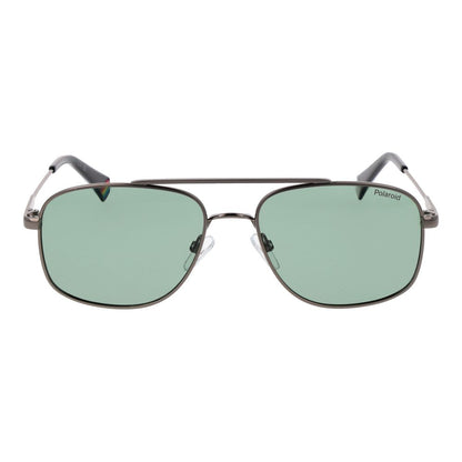 Polaroid Gray Metal Sunglasses