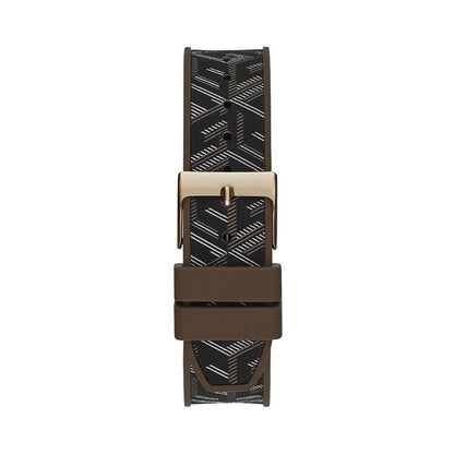 Guess Brown Synthetic Dress Watch