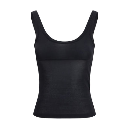 Max Mara Black Viscose Shirt