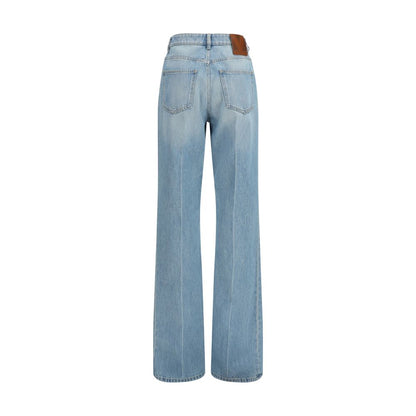 Valentino Garavani Blue Cotton Jeans Denim