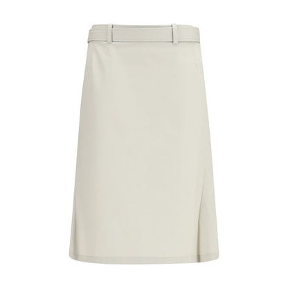 RIER Gray Cotton Long Skirt
