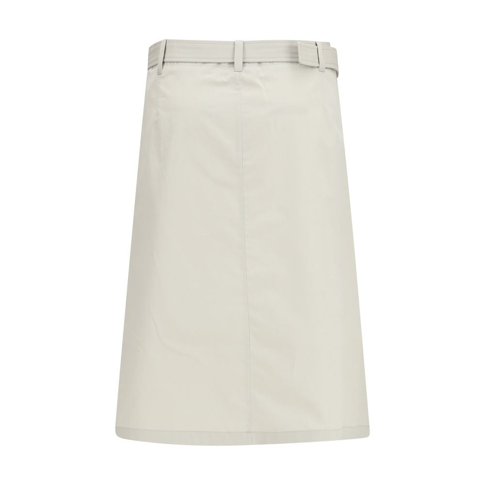RIER Gray Cotton Long Skirt