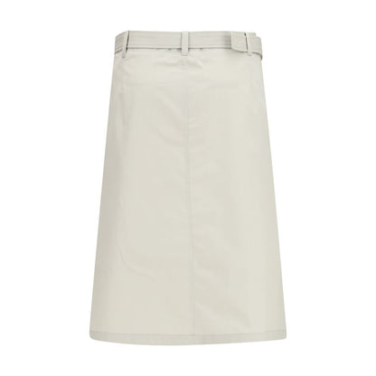 RIER Gray Cotton Long Skirt