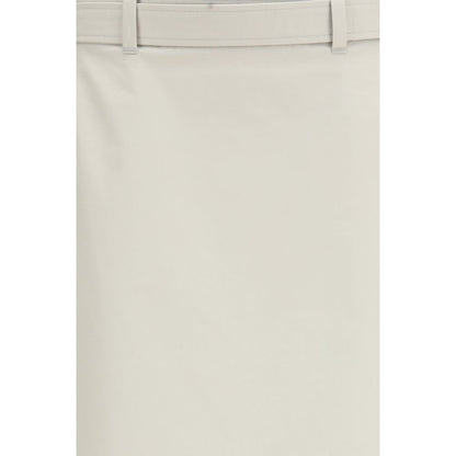 RIER Gray Cotton Long Skirt