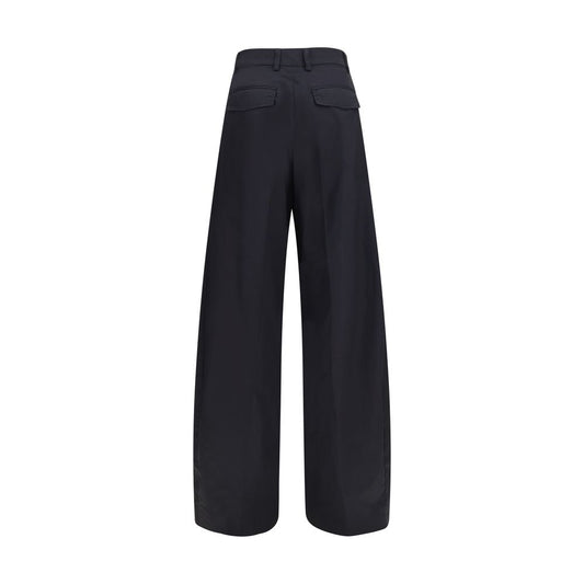 The Latest Black Cotton Casual Pants