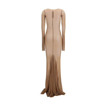Rick Owens Brown Polyamide Casual Dress