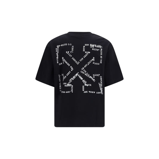 Off-White Black Cotton T-Shirt