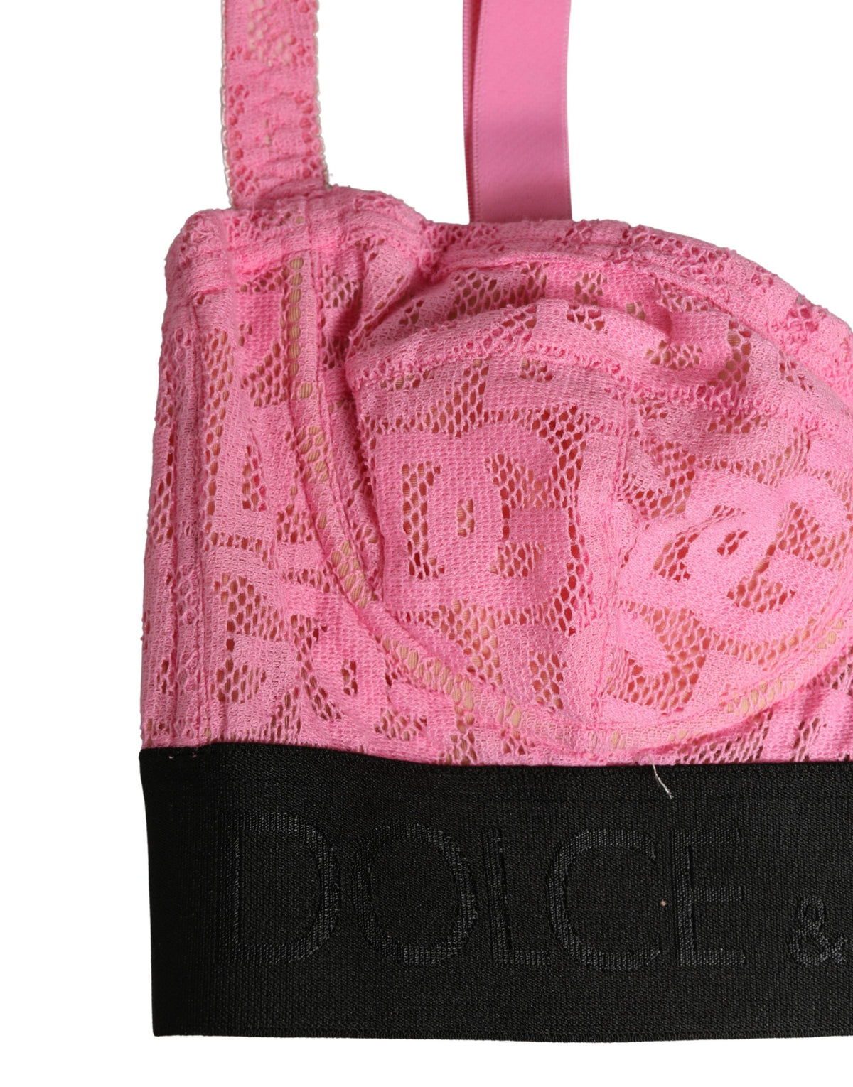 Dolce & Gabbana Rosa Halb-Wattierter Bügel-Balconette-BH Unterwäsche