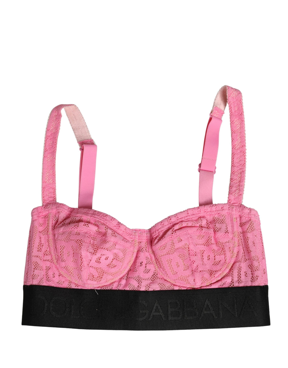 Dolce & Gabbana Rosa Halb-Wattierter Bügel-Balconette-BH Unterwäsche