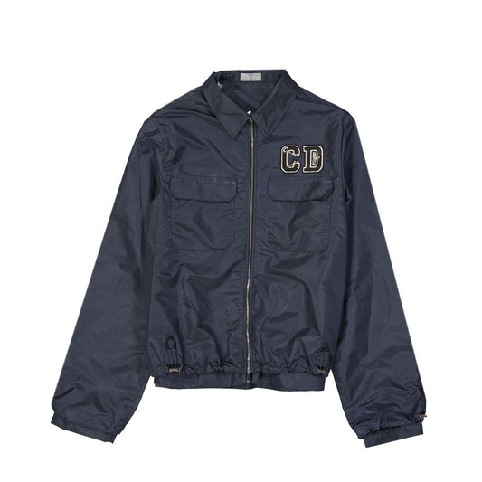 Dior Blue Polyamide Shell Jacket