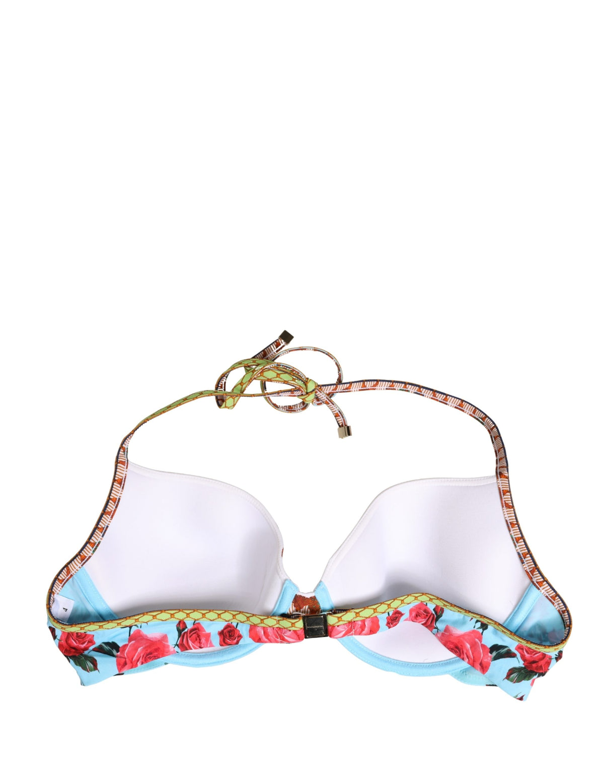 Dolce & Gabbana Neckholder-Bikinioberteil mit mehrfarbigem Blumenprint Bademode