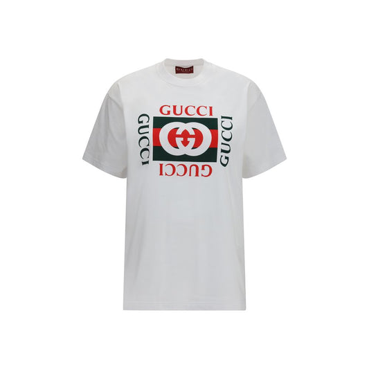Gucci White Cotton T-Shirt