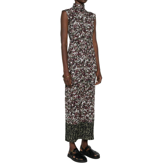 Loewe Bicolor Cotton Casual Dress