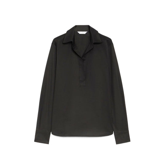Max Mara Black Cotton Shirt