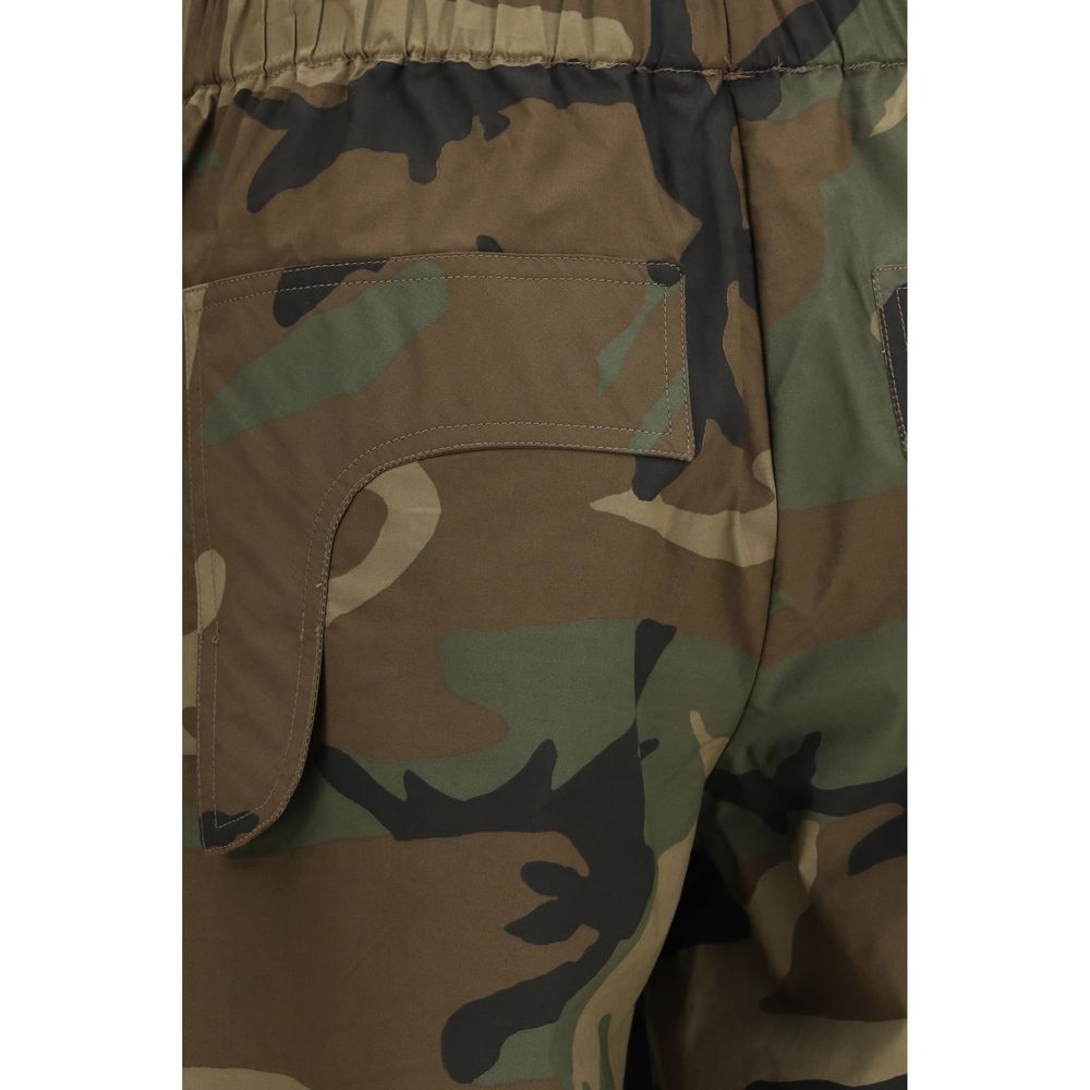 Ella Bicolor Cotton Casual Pants