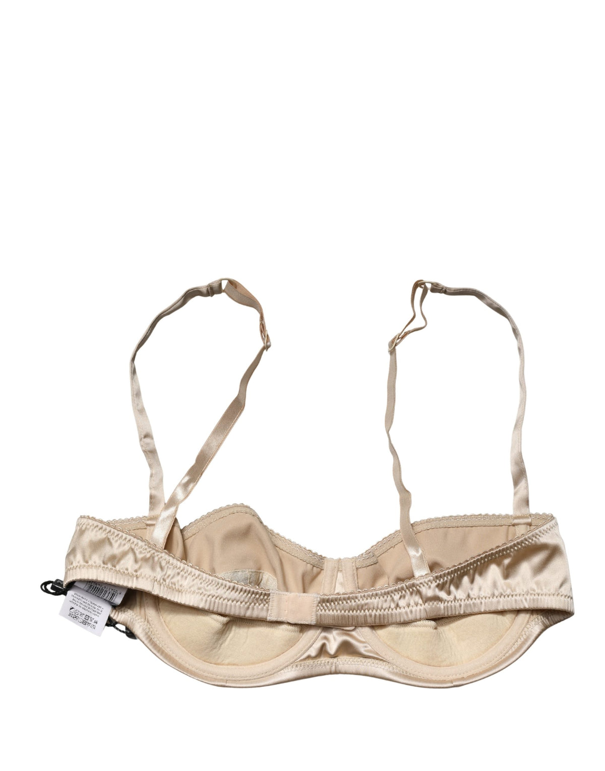 Dolce & Gabbana Beige Semi-Pad Balconette-BH mit Bügel Unterwäsche