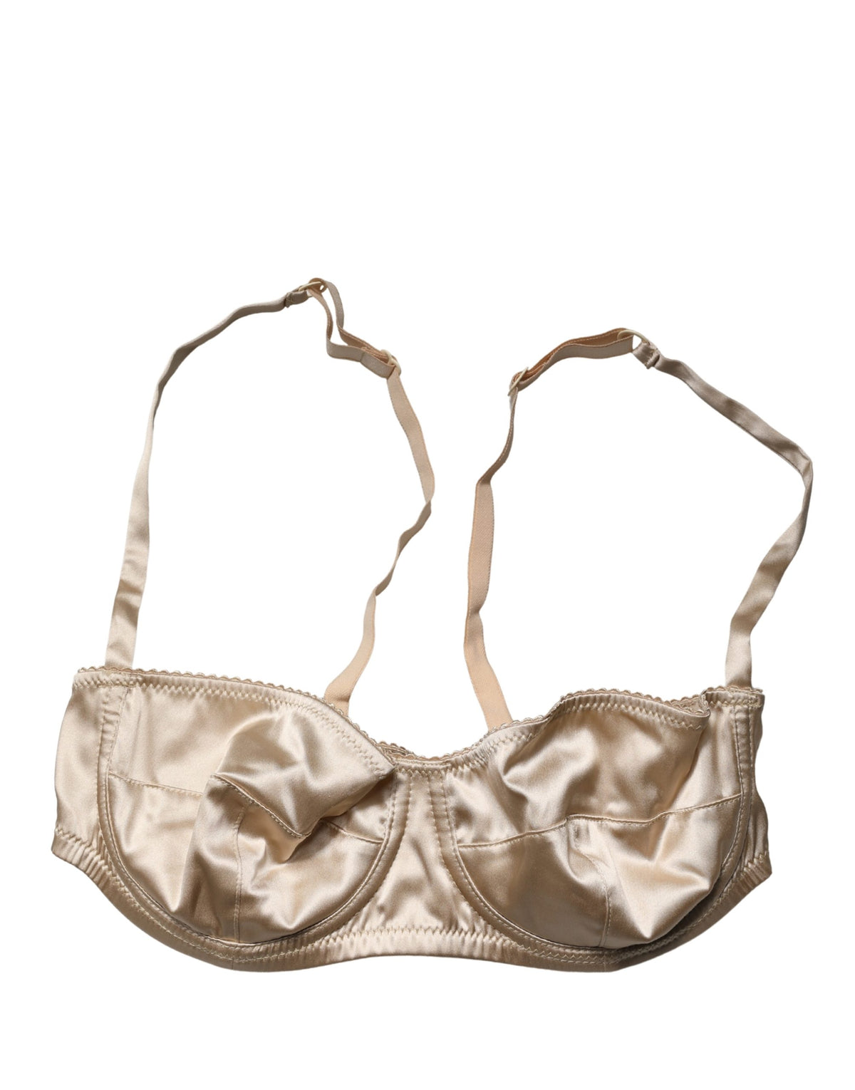 Dolce & Gabbana Beige Semi-Pad Balconette-BH mit Bügel Unterwäsche