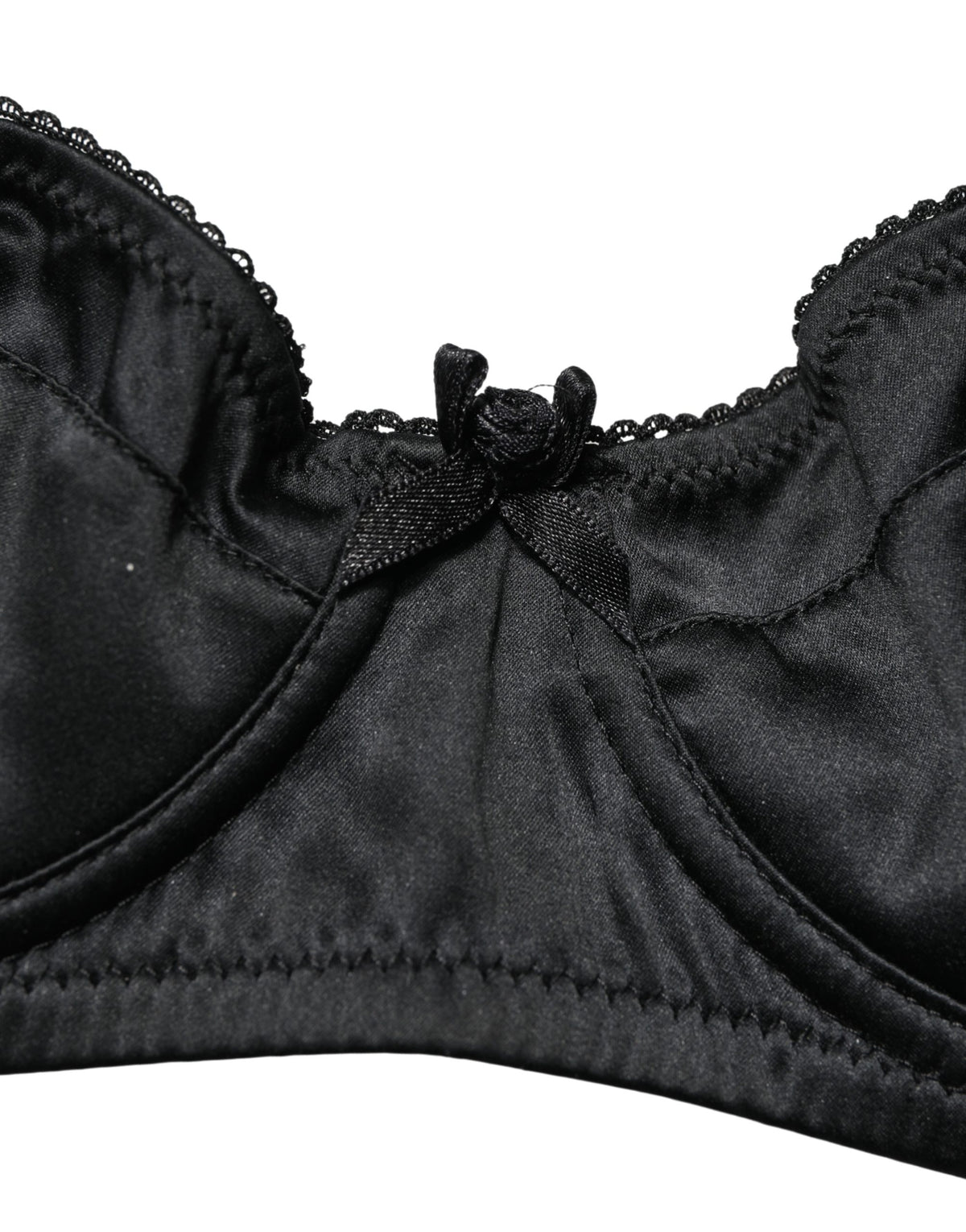 Dolce & Gabbana Schwarzer Semi-Padded Bügel-Balconette-BH Unterwäsche