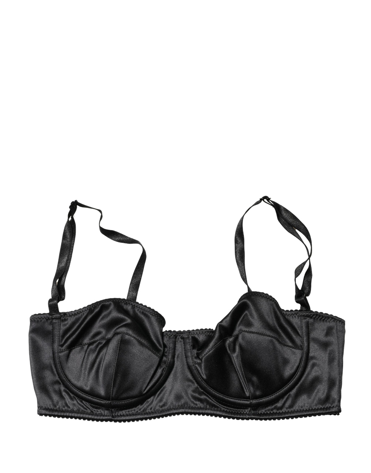 Dolce & Gabbana Schwarzer Semi-Padded Bügel-Balconette-BH Unterwäsche