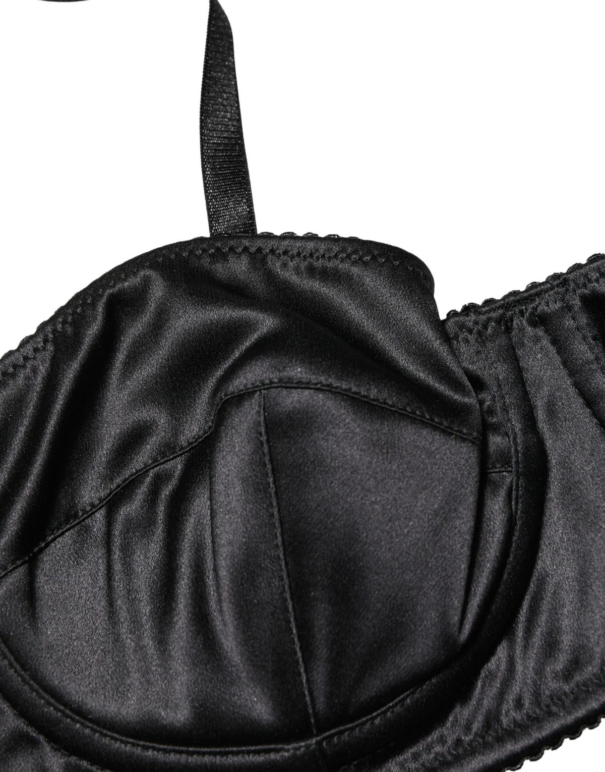 Dolce & Gabbana Schwarzer Semi-Padded Bügel-Balconette-BH Unterwäsche