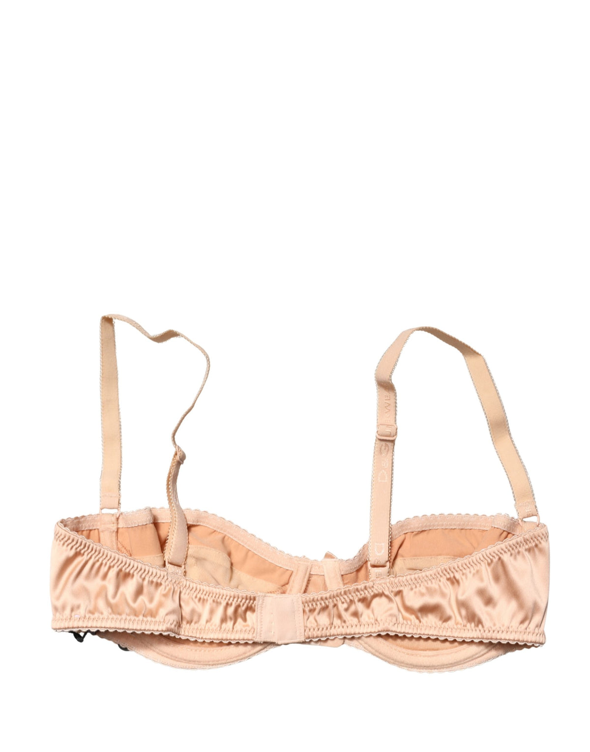 Dolce & Gabbana Beige Semi-Pad Balconette-BH mit Bügel Unterwäsche