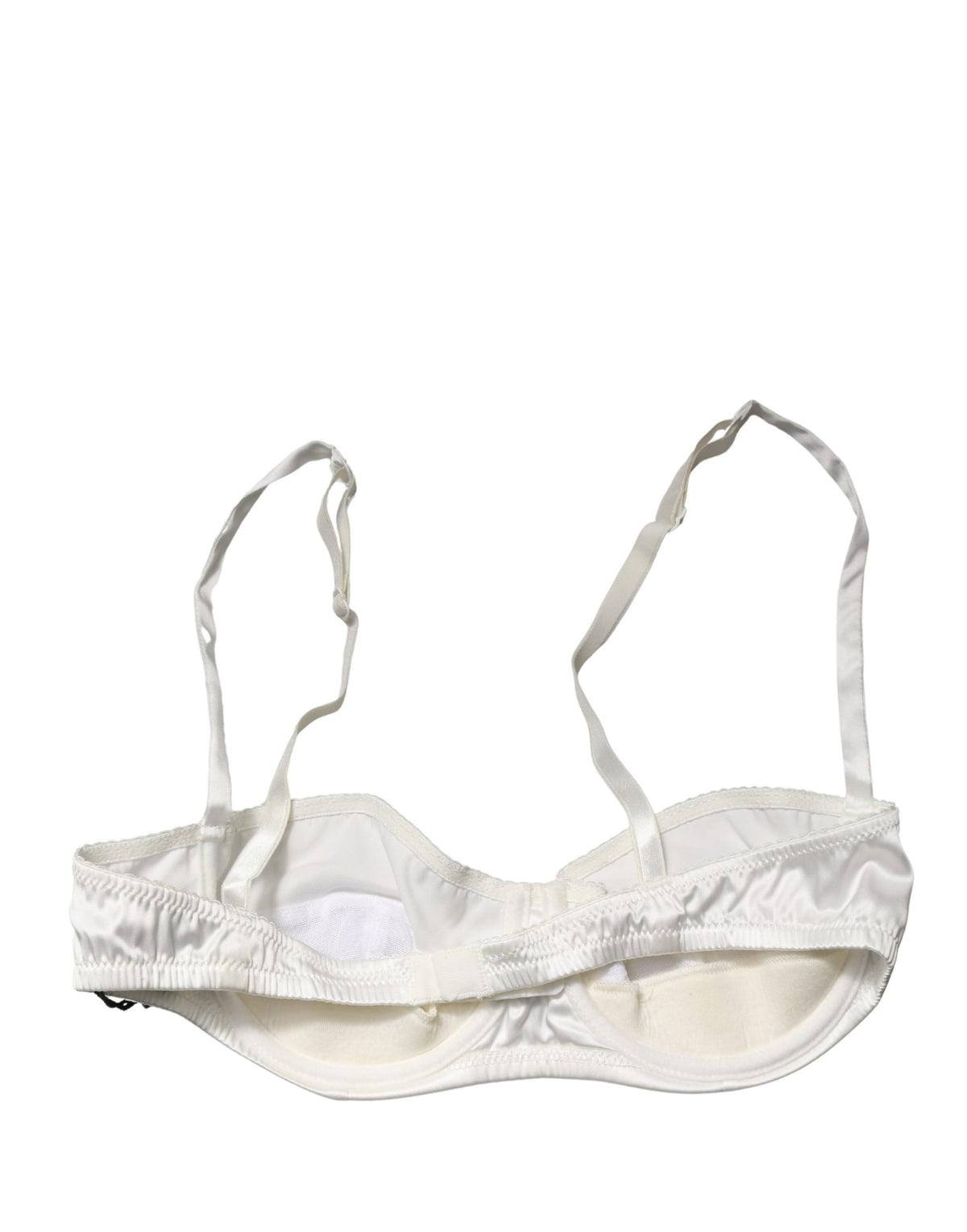 Dolce & Gabbana Weißer Semi-Wattierter Balconette-Bügel-BH