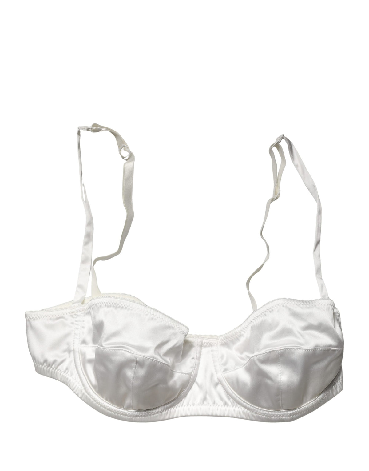 Dolce & Gabbana Weißer Semi-Wattierter Balconette-Bügel-BH