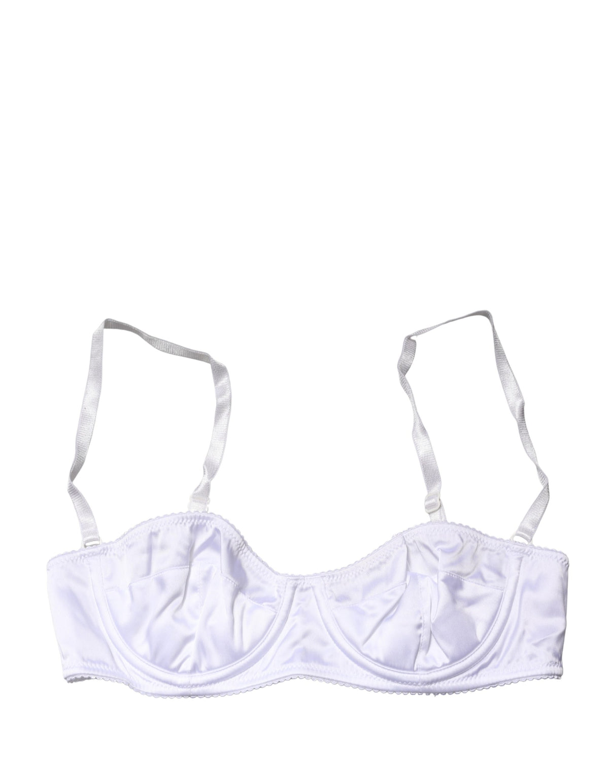 Dolce & Gabbana Weißer Semi-Pad Bügel-Balconette-BH Unterwäsche