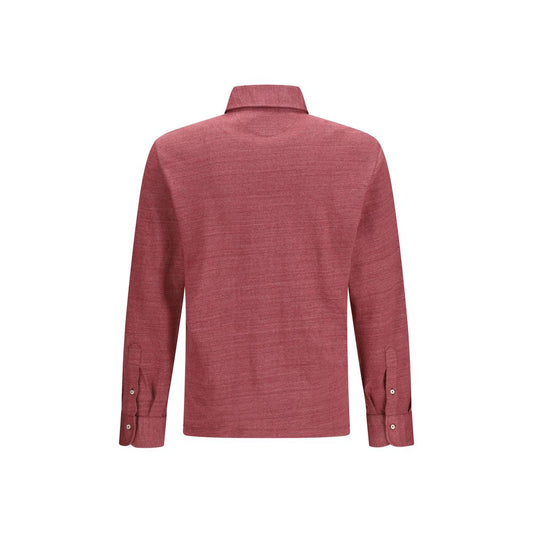 Brunello Cucinelli Multicolor Linen Polo Shirt