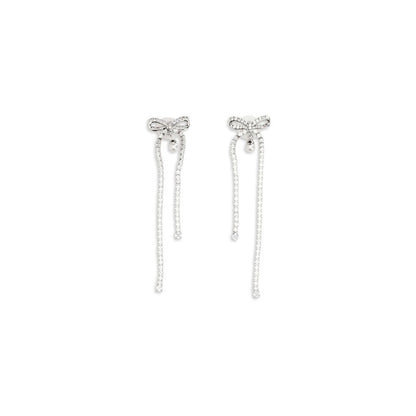 Self-Portrait Silver Brass Earrings