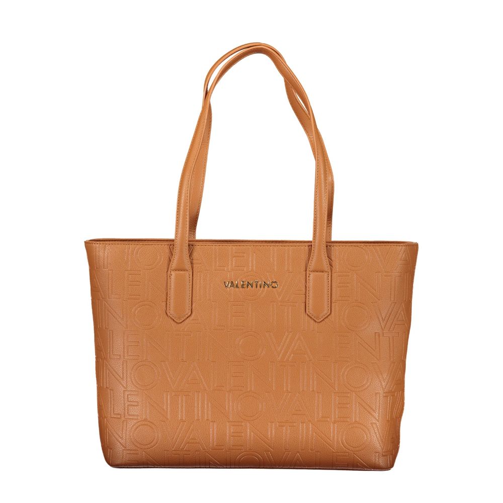 Mario Valentino Brown Polyurethane Women's Bag