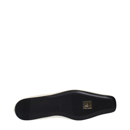 Jil Sander Beige Leather Ballet Flats