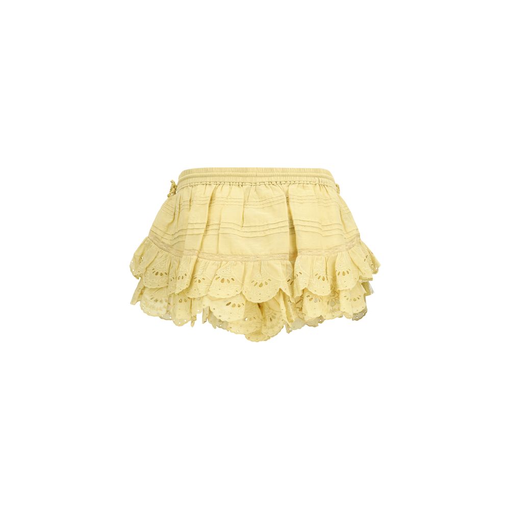Marant Etoile Bicolor Cotton Bermuda Shorts