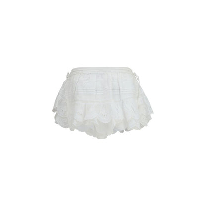 Marant Etoile White Cotton Bermuda Shorts