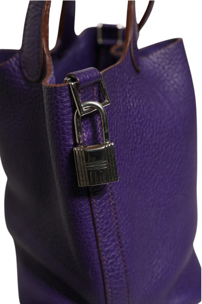 Hermès Picotin Lock PM Clemence Leather Bag