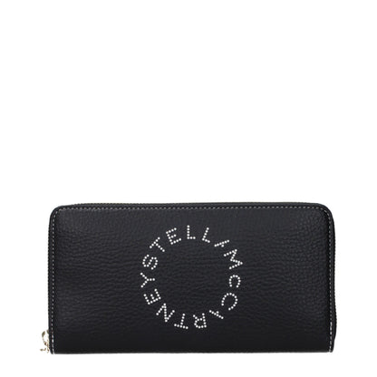 Stella McCartney Black Leather Wallet